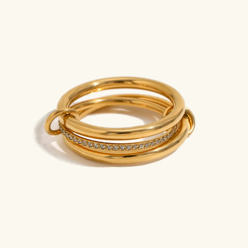 [Amore]Dara Diamond Ring Stack