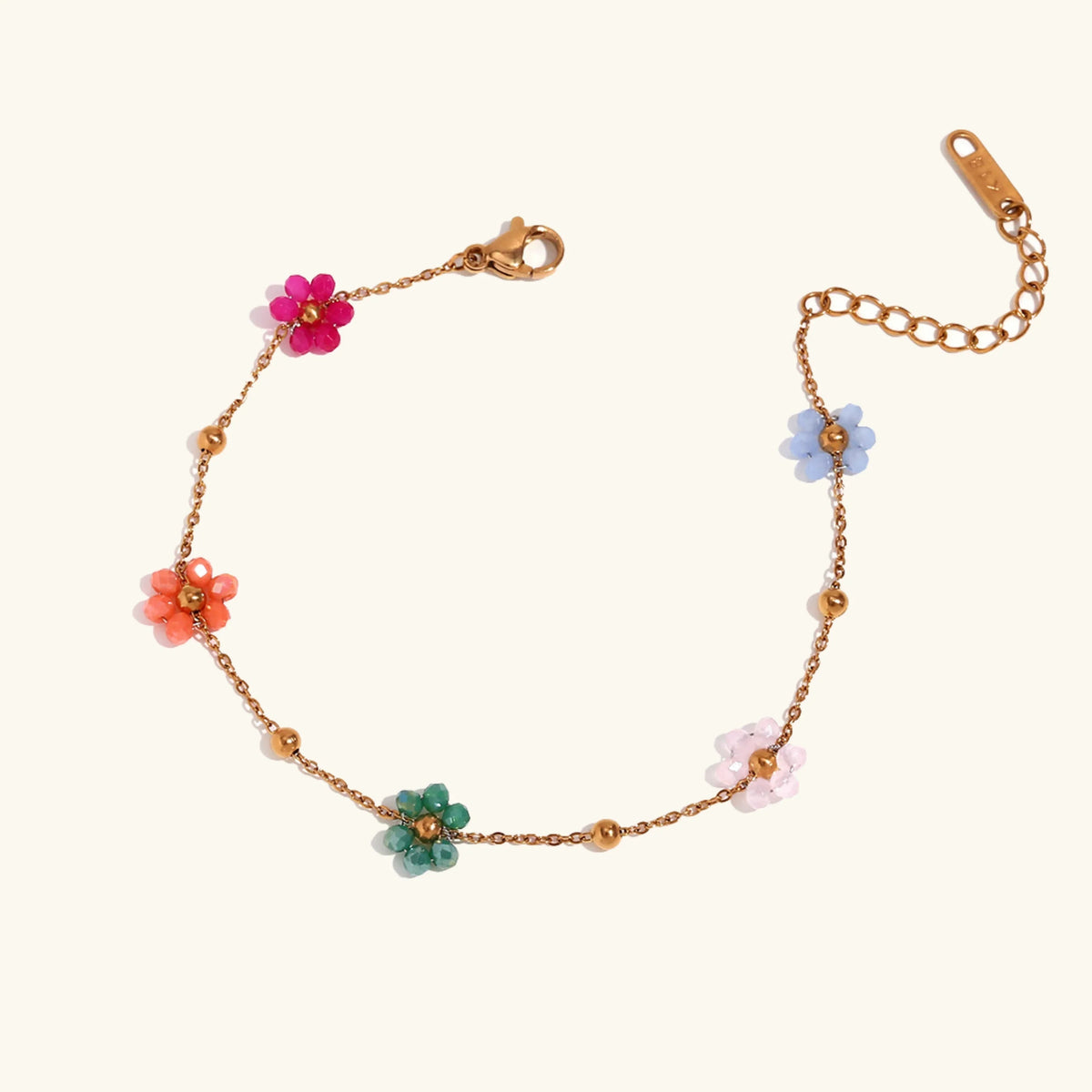 [Amore]Azalea Floral Gold Bracelet