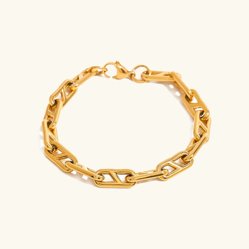 [Amore]Melissa Gold Chain Bracelet