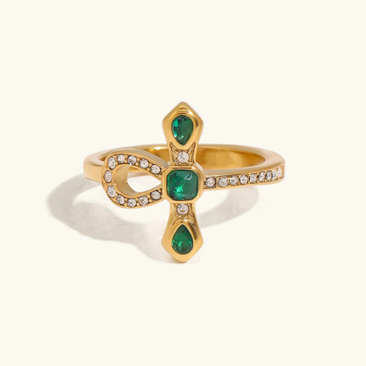 [Amore]Joy Diamond Knot Gold Ring