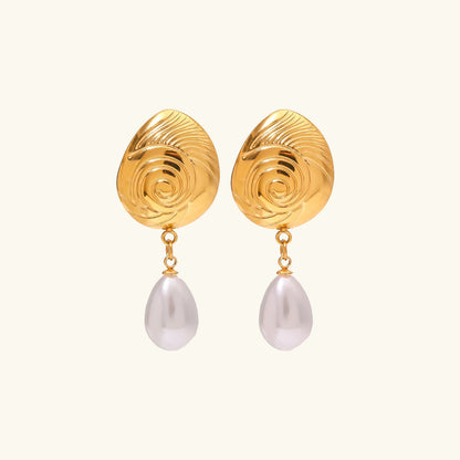[Amore]Eleonora Freshwater Pearl Earrings