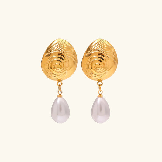 [Amore]Eleonora Freshwater Pearl Earrings