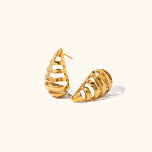 [Amore]Katrin Drop Gold Earrings