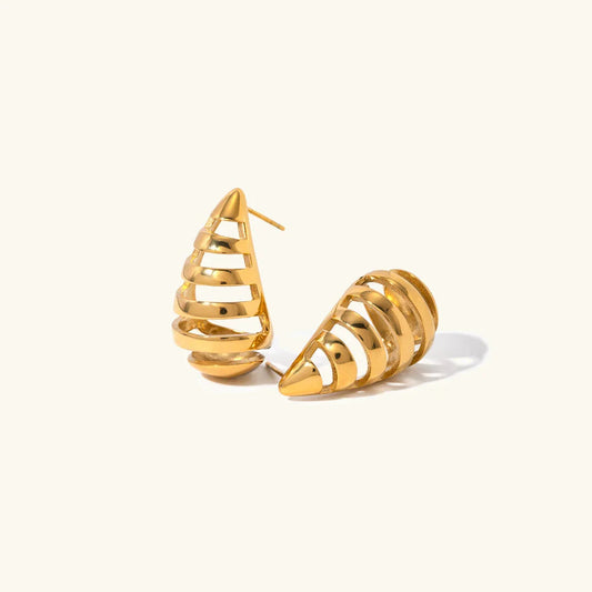 [Amore]Katrin Drop Gold Earrings
