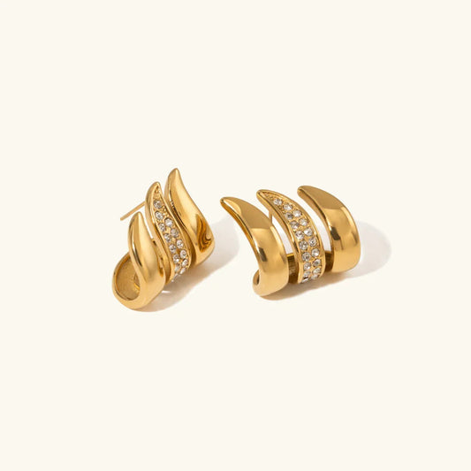 [Amore]Charmaine Gold Earrings