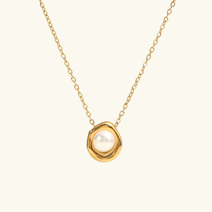 [Amore]Nancy Freshwater Pearl Necklace