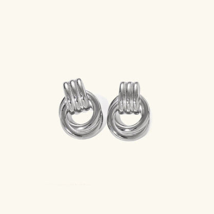 [Amore]Luna Layered Hoop Earrings