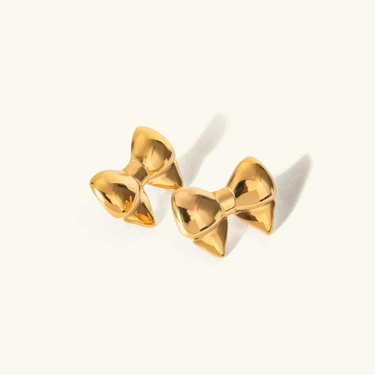 [Amore]Regina Bow Earrings