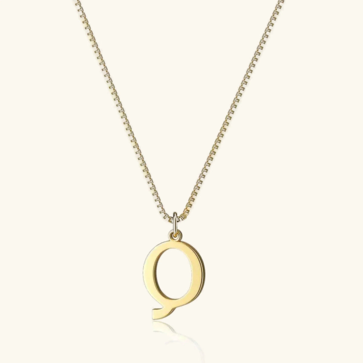 [Amore]Therese Letter Initial Gold Necklace