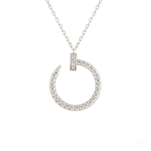 [Amore]JUSTE NECKLACE SILVER DIAMONDS