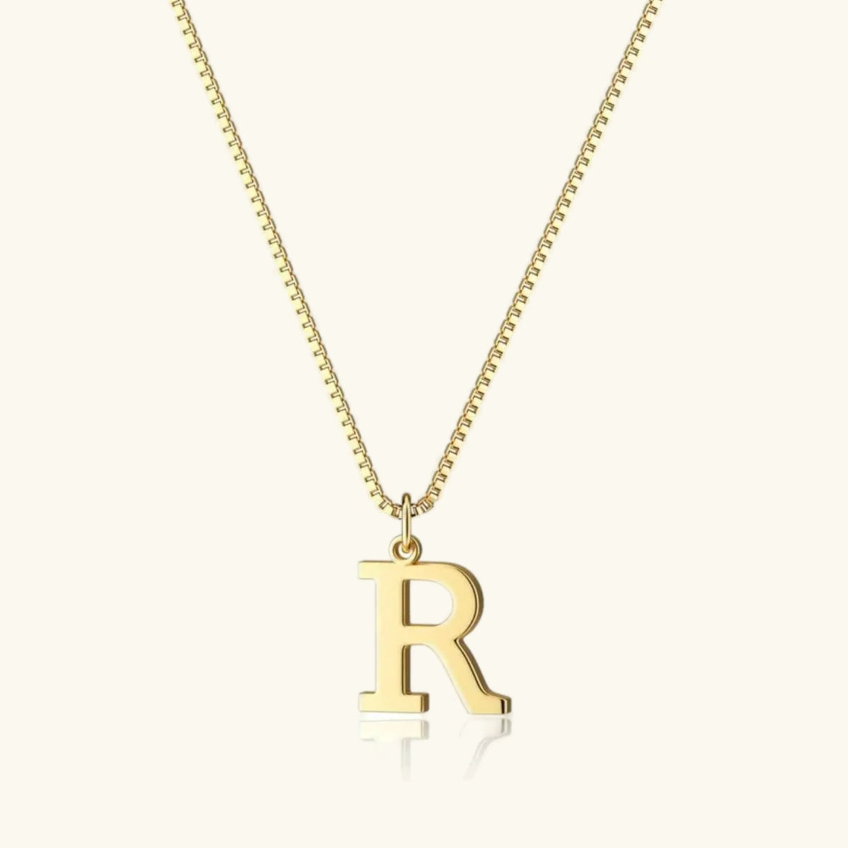 [Amore]Therese Letter Initial Gold Necklace