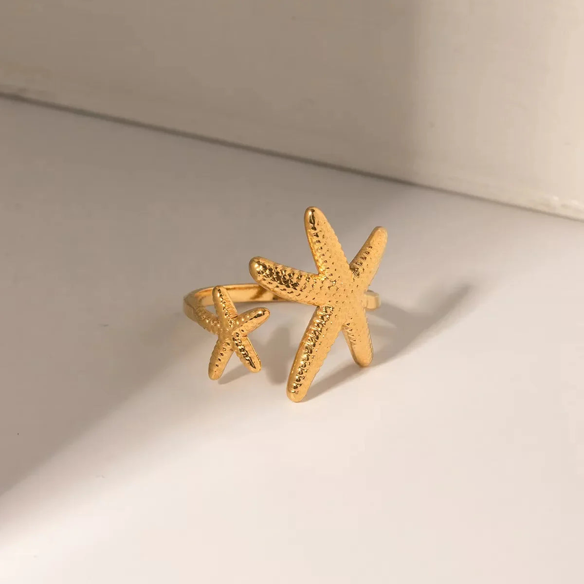 [Amore]Seastar Gold Starfish Ring