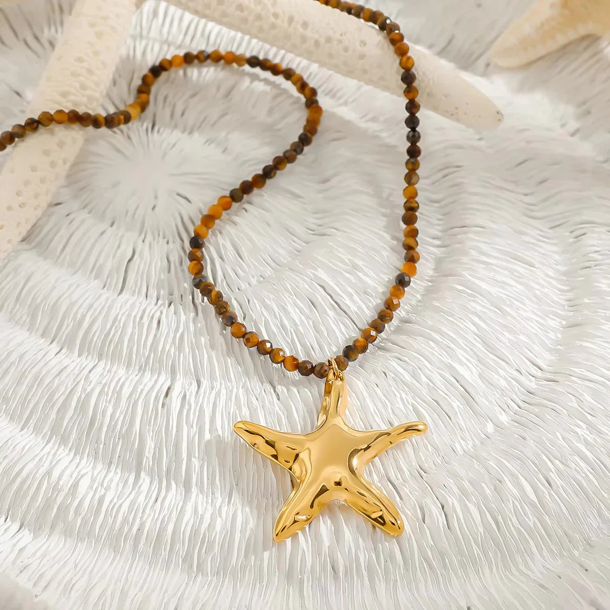 [Amore]Umi Gold Starfish Pendant