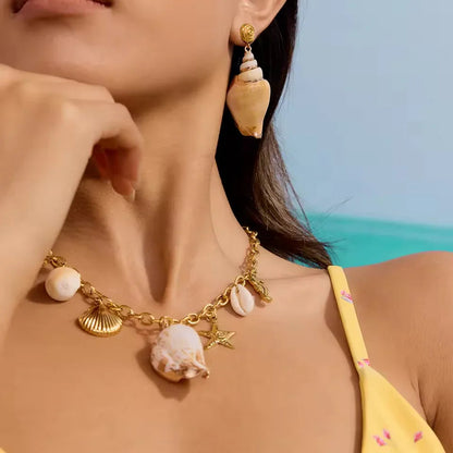 [Amore]Sabrina Seashell Earrings