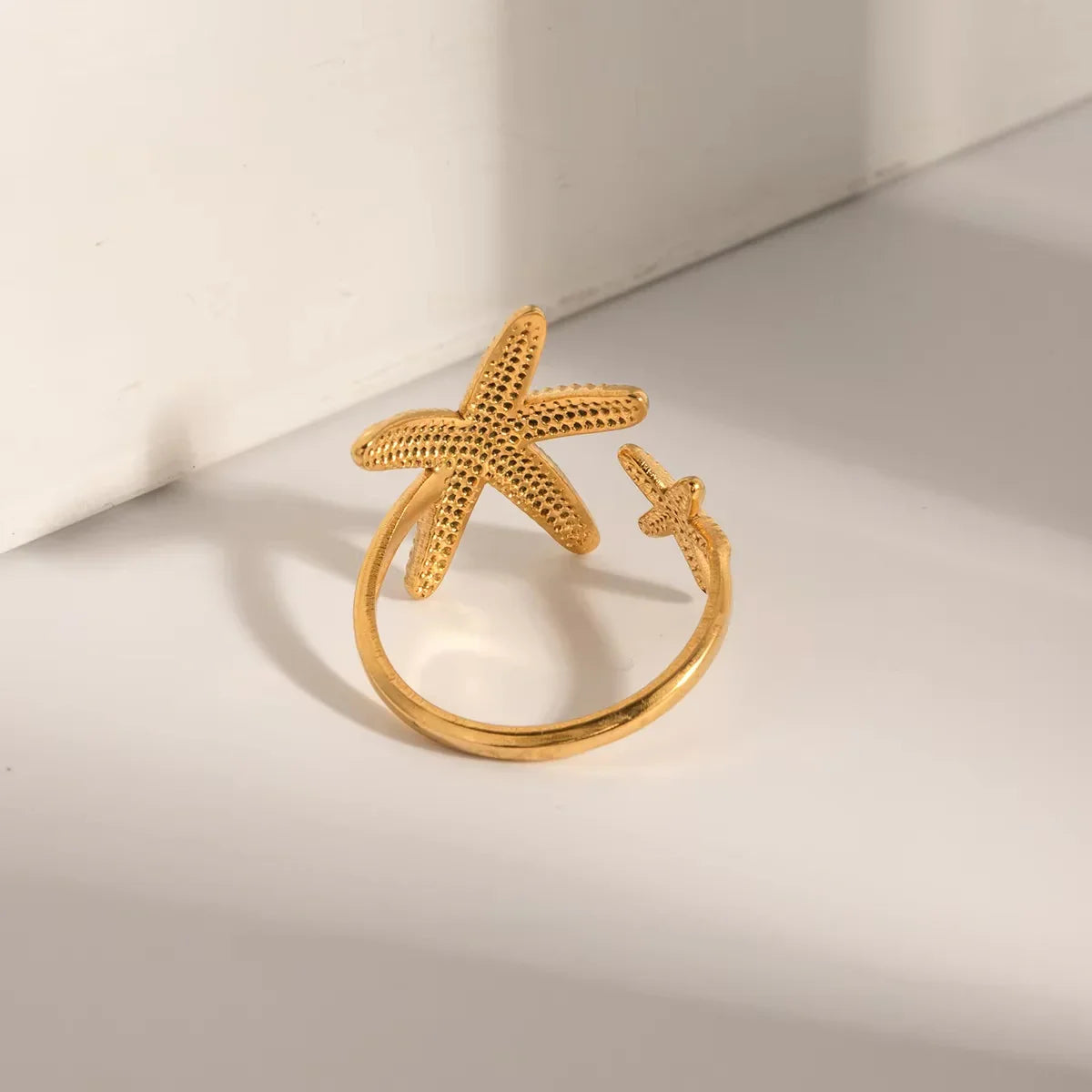 [Amore]Seastar Gold Starfish Ring