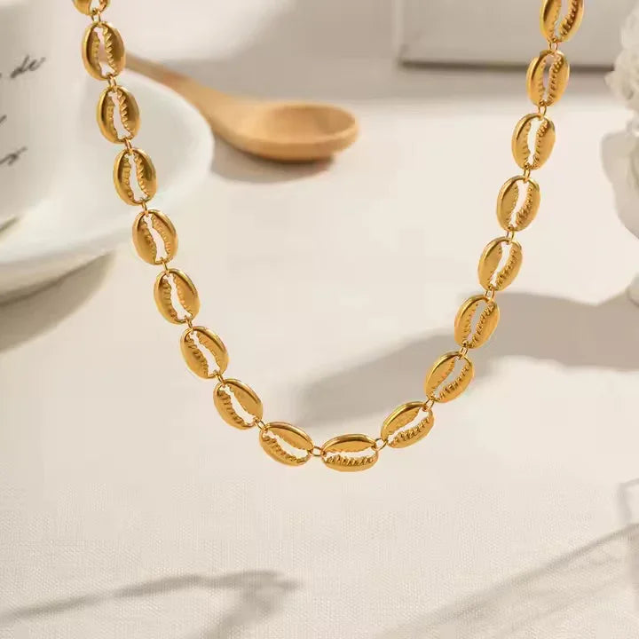 [Amore]Pacifica Gold Seashell Necklace