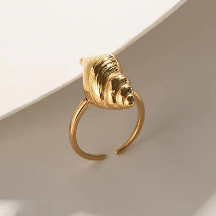 [Amore]Ohana Sea Conch Gold Ring