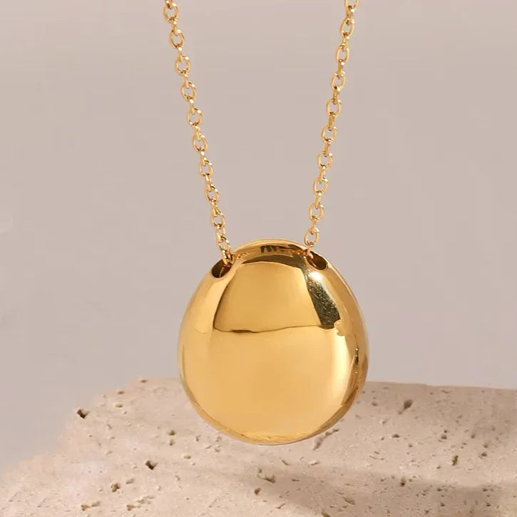 [Amore]Claribel Gold Dome Necklace