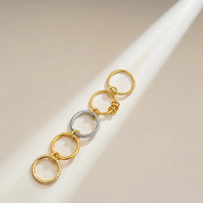 [Amore]Blaise Stacked Diamond Ring