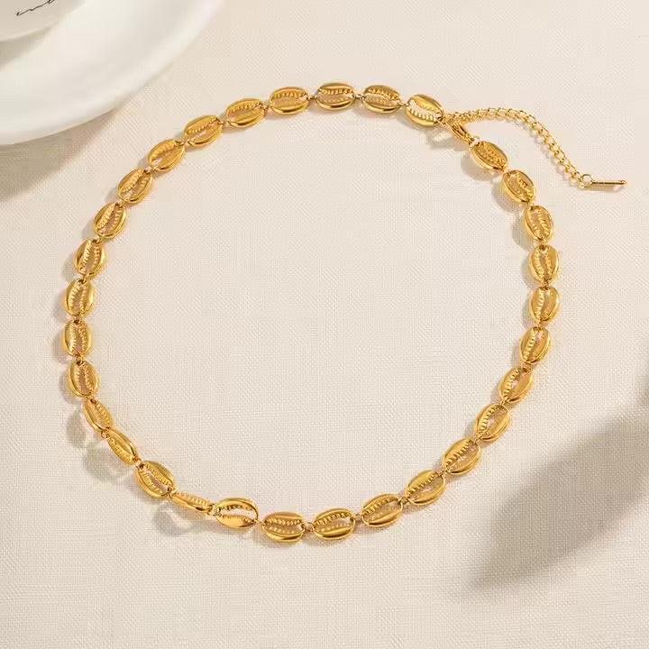 [Amore]Pacifica Gold Seashell Necklace