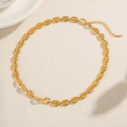[Amore]Pacifica Gold Seashell Necklace
