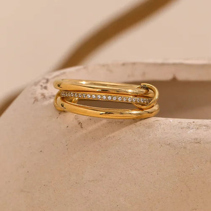 [Amore]Dara Diamond Ring Stack