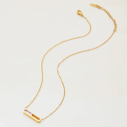 [Amore]Abby Sculpted Gold Pendant