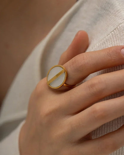 [Amore]Hadley Gold Ring