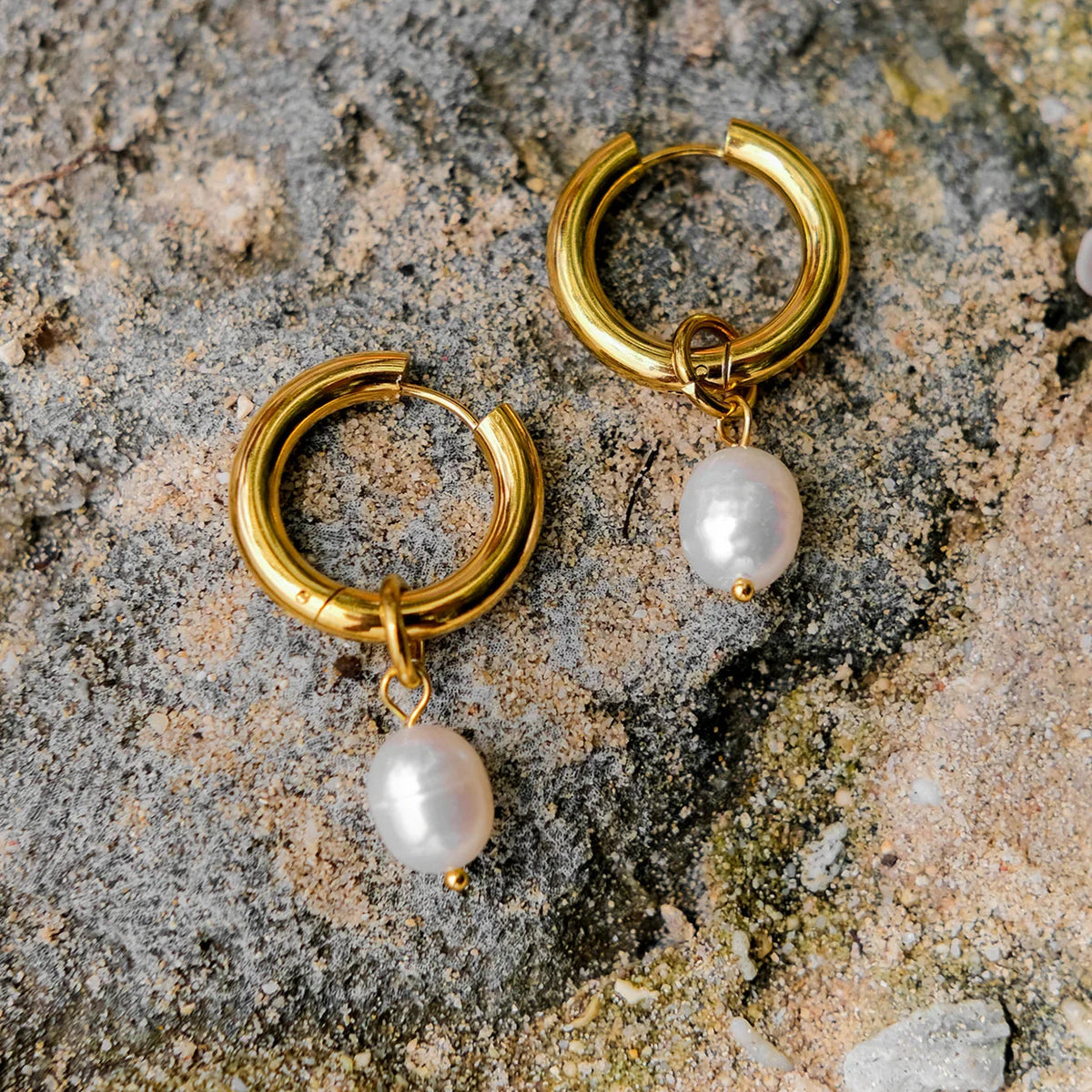 [Amore]Stella Pearl Earrings