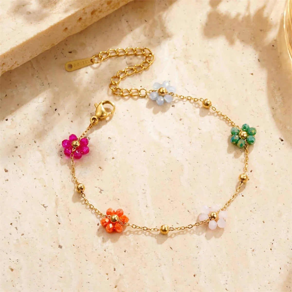[Amore]Azalea Floral Gold Bracelet