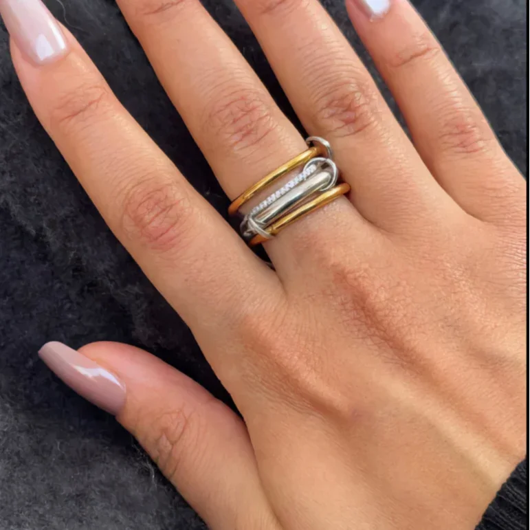 [Amore]Aeliana Diamond Ring Stack