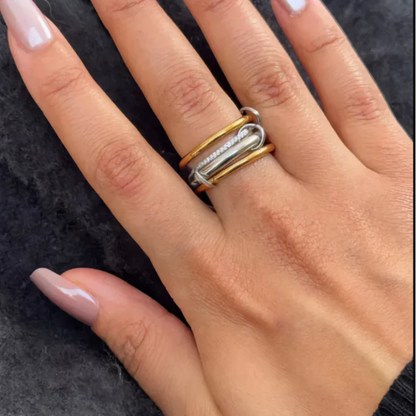 [Amore]Aeliana Diamond Ring Stack