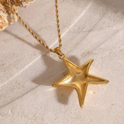 [Amore]Tammy Gold Starfish Necklace