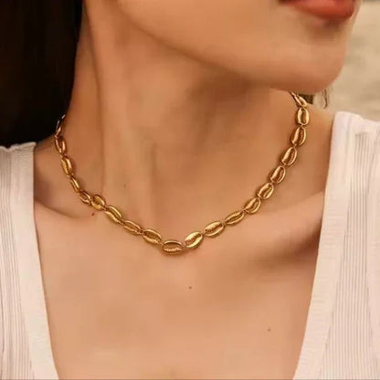 [Amore]Pacifica Gold Seashell Necklace