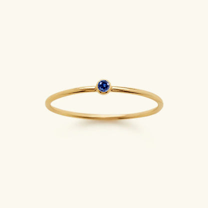 [Amore]Amelia Birthstone Stacker Ring
