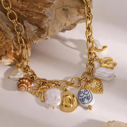 [Amore]Wavecrest Ocean-Inspired Necklace