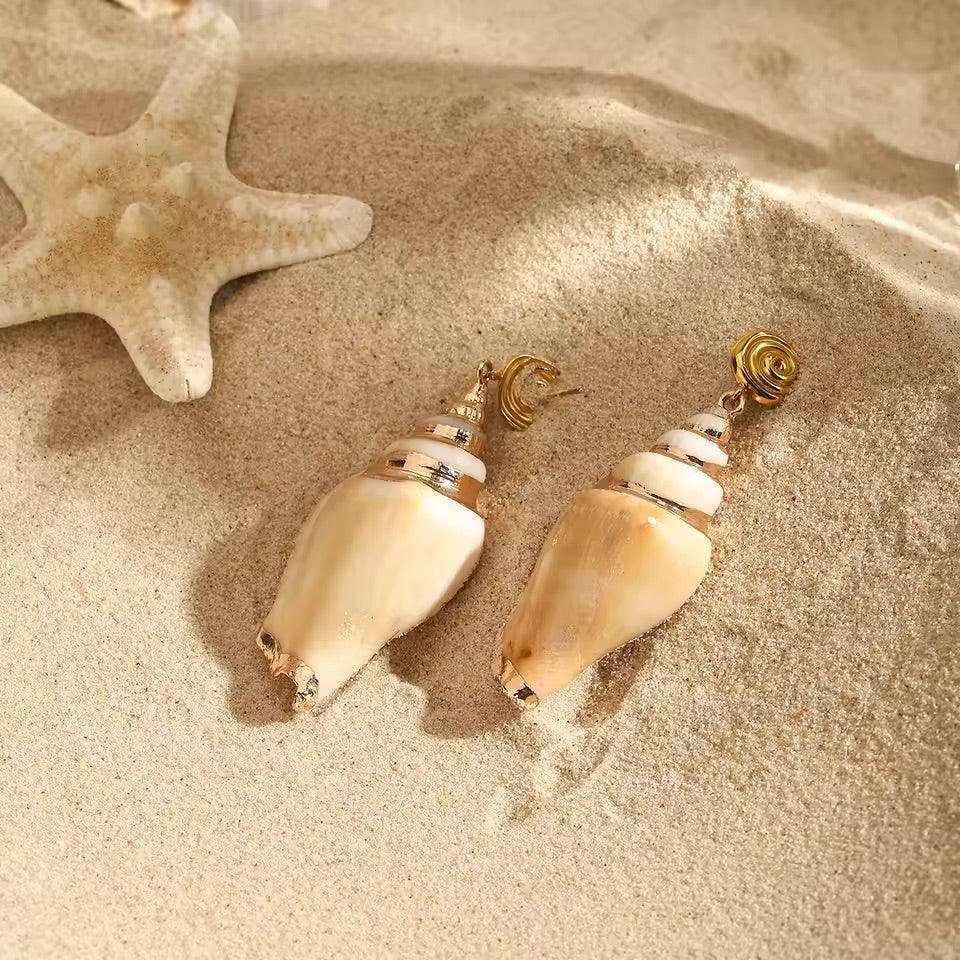 [Amore]Sabrina Seashell Earrings