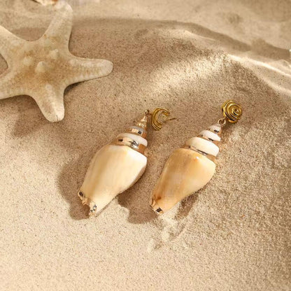 [Amore]Sabrina Seashell Earrings