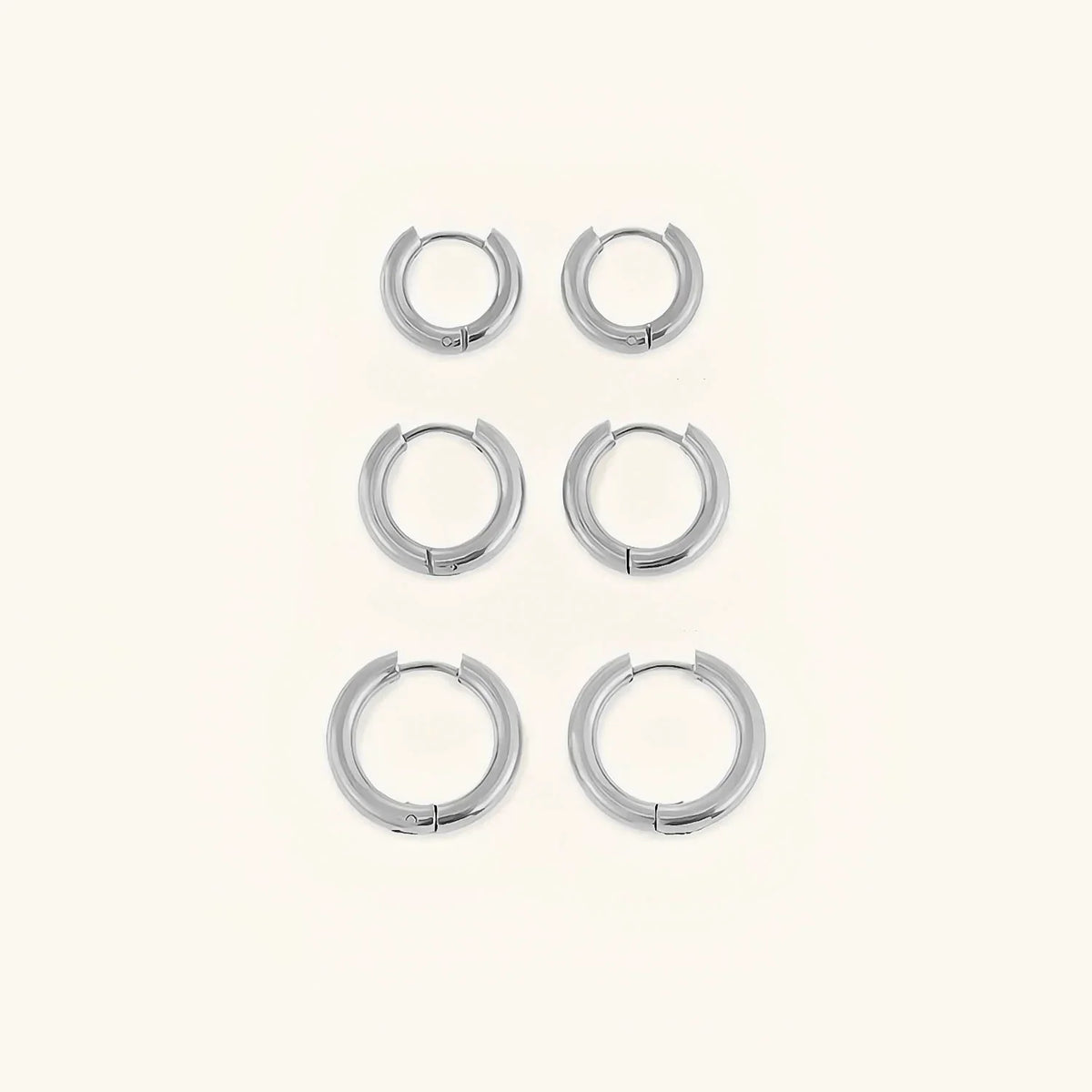 [Amore]Classic Round Hoops