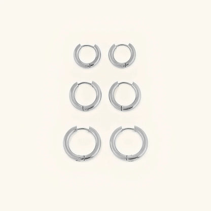 [Amore]Classic Round Hoops