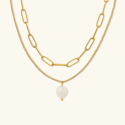 [Amore]Tropica Freshwater Pearl Necklace