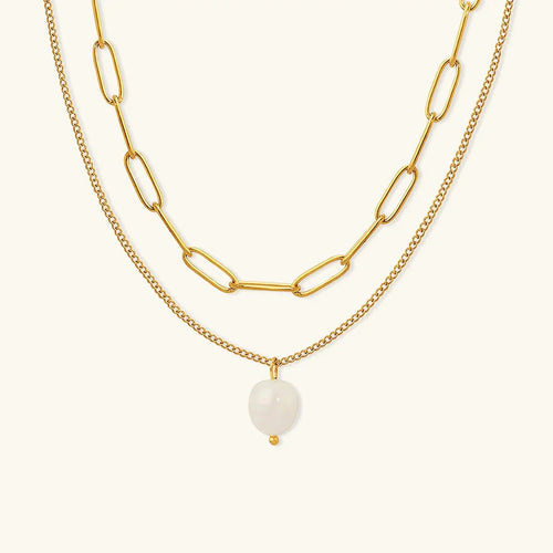 [Amore]Tropica Freshwater Pearl Necklace