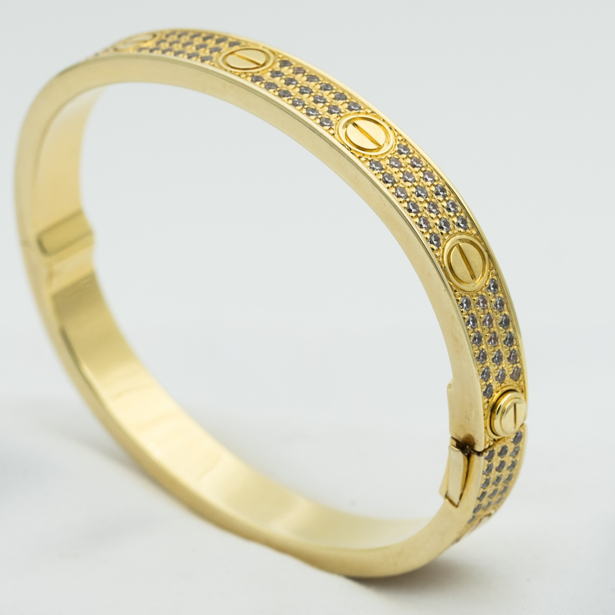 [Amore]LOVE BRACELET 6.1MM DIAMOND-PAVED
