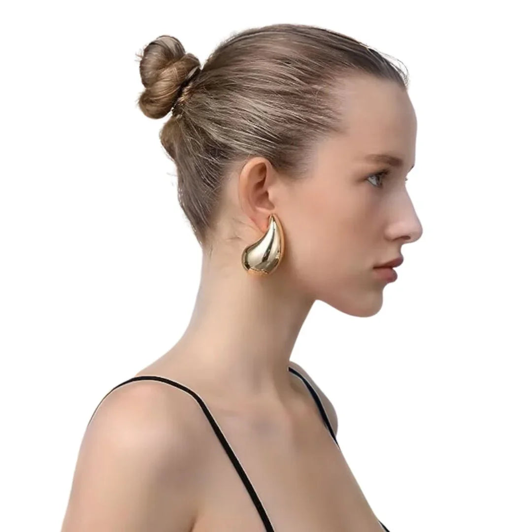 [Amore]Sandra Teardrop Gold Earrings