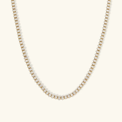 [Amore]Wisteria Diamond Tennis Necklace