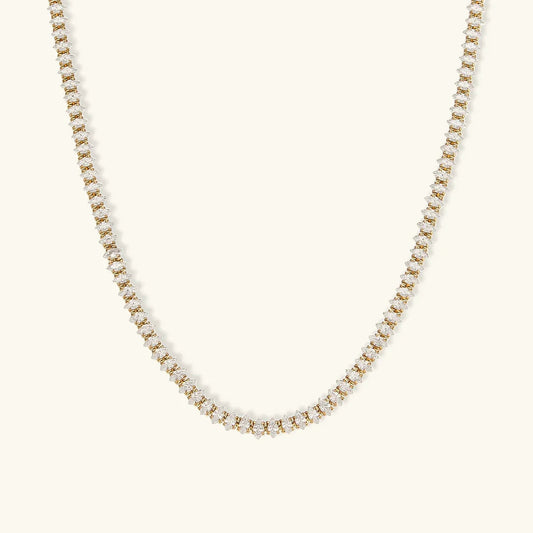 [Amore]Wisteria Diamond Tennis Necklace
