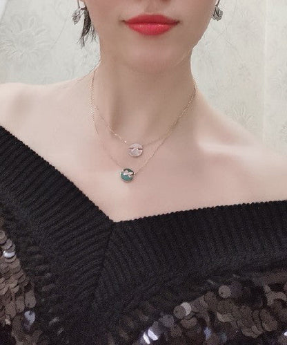 [Amore]JEUX DE ROSE GOLD DIAMOND NECKLACE