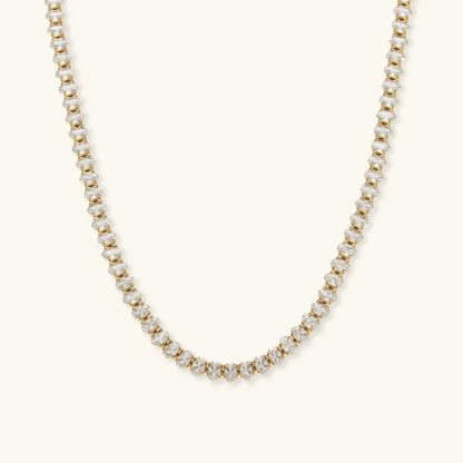 [Amore]Wisteria Diamond Tennis Necklace