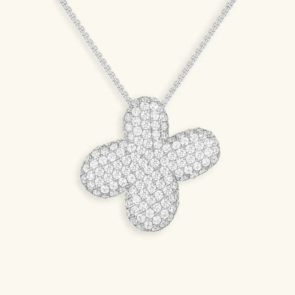[Amore]Bubble Initial Diamond Necklace