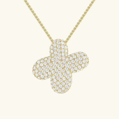 [Amore]Bubble Initial Diamond Necklace